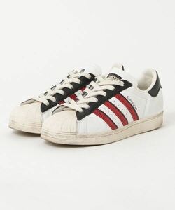 「adidas」 ローカットスニーカー 23.5cm ホワイト メンズ