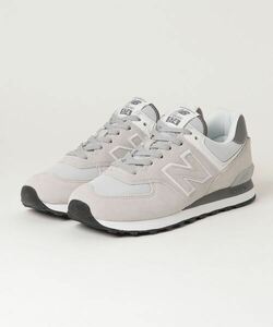 「New Balance」 ローカットスニーカー 27cm グレー メンズ