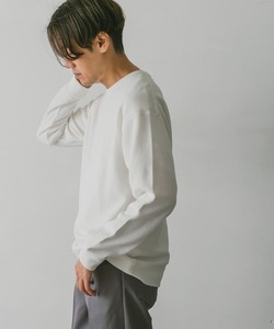 「URBAN RESEARCH DOORS」 長袖Tシャツ LARGE オフホワイト メンズ