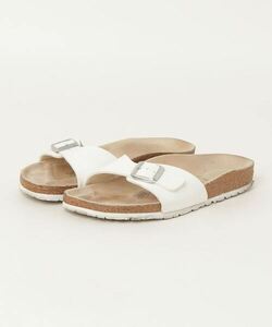 「BIRKENSTOCK」 フラットサンダル 37 ホワイト レディース