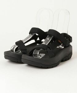 「Teva」 フラットサンダル 7 ブラック レディース