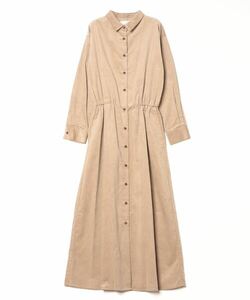 「B:MING by BEAMS」 シャツワンピース MEDIUM カーキ レディース