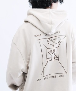 「Mark Gonzales」 プルオーバーパーカー MEDIUM ホワイト系その他5 メンズ