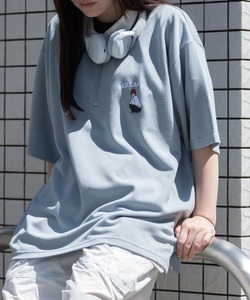 「Red Cap Girl」 半袖Tシャツ LARGE ブルー メンズ_画像1