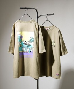 「BEN DAVIS」 半袖Tシャツ MEDIUM ベージュ メンズ_画像1