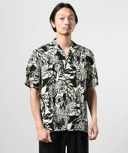 「TWO PALMS」 半袖シャツ MEDIUM ブラック メンズ