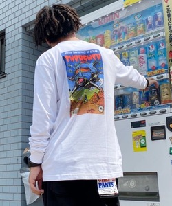 「THRASHER」 長袖Tシャツ L ホワイト メンズ