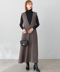 「URBAN RESEARCH ROSSO WOMEN」 サロペットスカート 36 モカ レディース_画像1