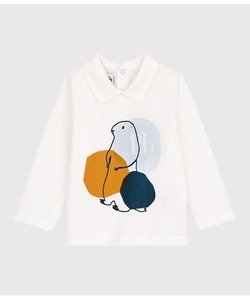 「PETIT BATEAU」 「KIDS」長袖カットソー 24MONTH オフホワイト キッズ