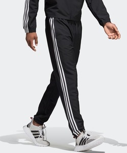 「adidas」 イージーパンツ SMALL ブラック×ホワイト メンズ
