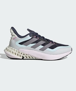 「adidas」 ローカットスニーカー 23.0cm ブルー レディース