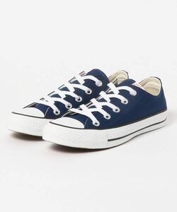 「CONVERSE」 ローカットスニーカー 25.0cm ネイビー レディース