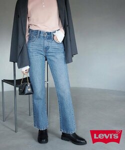 「SLOBE IENA」 「Levi’s」加工デニムパンツ 25.5cm ブルー レディース_画像1