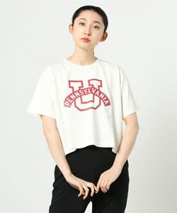 「BEAMS BOY」 半袖Tシャツ ONE SIZE ナチュラル レディース