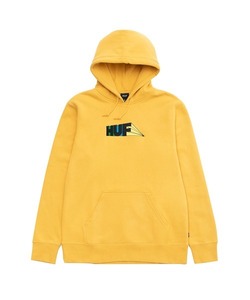 「HUF」 プルオーバーパーカー MEDIUM イエロー系その他 メンズ