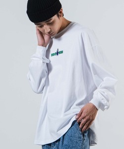 「BEN DAVIS」 長袖Tシャツ MEDIUM ホワイト メンズ