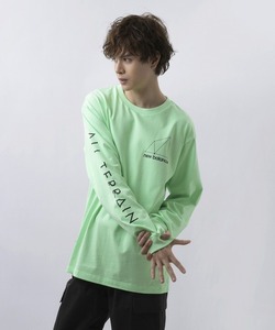 「New Balance」 長袖Tシャツ MEDIUM グリーン系その他 メンズ