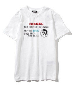 「DIESEL KIDS」 「KIDS」半袖Tシャツ 8YEAR ホワイト キッズ