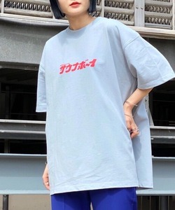 「PBLIM」 半袖Tシャツ MEDIUM サックスブルー レディース