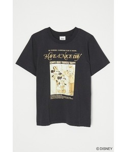 「Disney SERIES CREATED by MOUSSY」 半袖Tシャツ FREE ライトブラック レディース