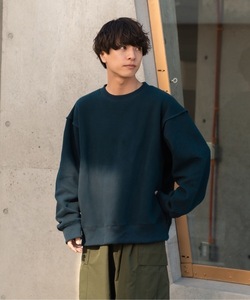 「INTER FACTORY」 スウェットカットソー MEDIUM ネイビー メンズ