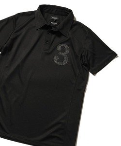 「MEN'S BIGI」 半袖ポロシャツ 01 ブラック メンズ