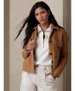 「BANANA REPUBLIC FACTORY STORE」 ジャケット X-SMALL キャメル レディース