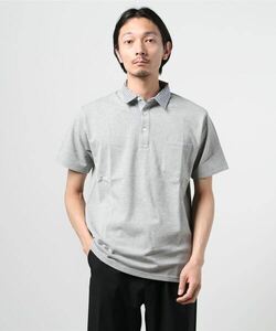 「BEAMS」 半袖ポロシャツ MEDIUM グレー系その他 メンズ