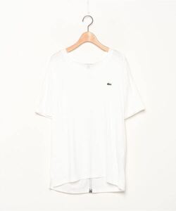 「LACOSTE」 半袖Tシャツ 38 ベージュ メンズ_画像1