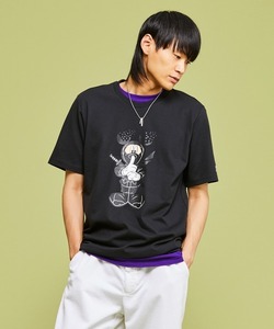 「adidas」 半袖Tシャツ「Disneyコラボ」 - ブラック メンズ