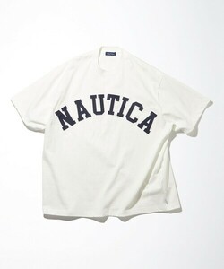 「NAUTICA」 半袖Tシャツ MEDIUM ホワイト メンズ