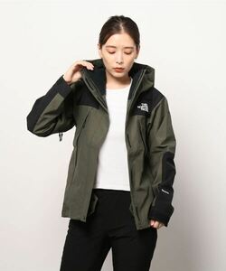 「THE NORTH FACE」 マウンテンパーカー L グリーン レディース