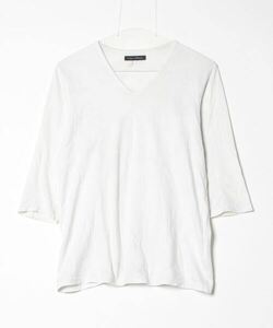 「CERCA」 「Garcon Wave」7分袖Tシャツ LARGE ホワイト メンズ