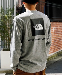 「THE NORTH FACE」 長袖Tシャツ M グレー メンズ