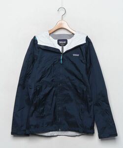 「patagonia」 ナイロンブルゾン M ネイビー レディース