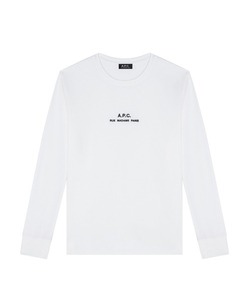 「A.P.C.」 長袖Tシャツ S ホワイト メンズ