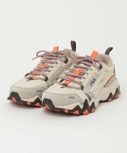 「FILA」 ローカットスニーカー 24.0cm ベージュ レディース