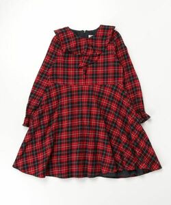 「JELISPOON」 「KIDS」長袖ワンピース 130cm レッド キッズ_画像1