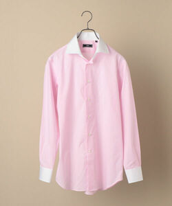 「SHIPS」 長袖シャツ 40 ピンク メンズ