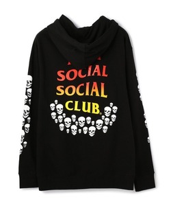 「ANTI SOCIAL SOCIAL CLUB」 プルオーバーパーカー MEDIUM ブラック メンズ