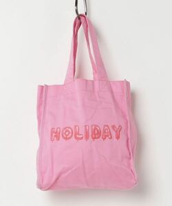 「HOLIDAY」 トートバッグ ONE SIZE ピンク レディース