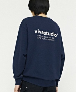 「VIVASTUDIO」 スウェットカットソー SMALL ネイビー メンズ