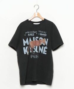 「Maison Kitsune」 半袖Tシャツ X-SMALL ブラック メンズ
