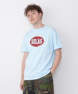 「SILAS」 半袖Tシャツ LARGE ライトブルー メンズ