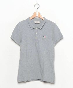 「Maison Kitsune」 半袖ポロシャツ S グレー レディース