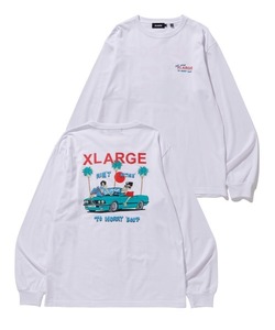 「XLARGE」 長袖Tシャツ MEDIUM ホワイト メンズ