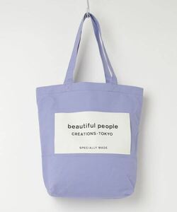 「beautiful people」 トートバッグ FREE ブルー レディース