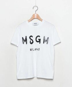 「MSGM」 半袖Tシャツ M ホワイト レディース