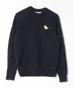 「Maison Kitsune」 スウェットカットソー X-SMALL ネイビー メンズ