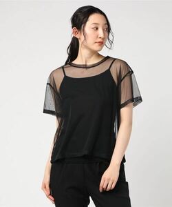 「Ray BEAMS」 半袖ブラウス ONE SIZE ブラック レディース_画像1